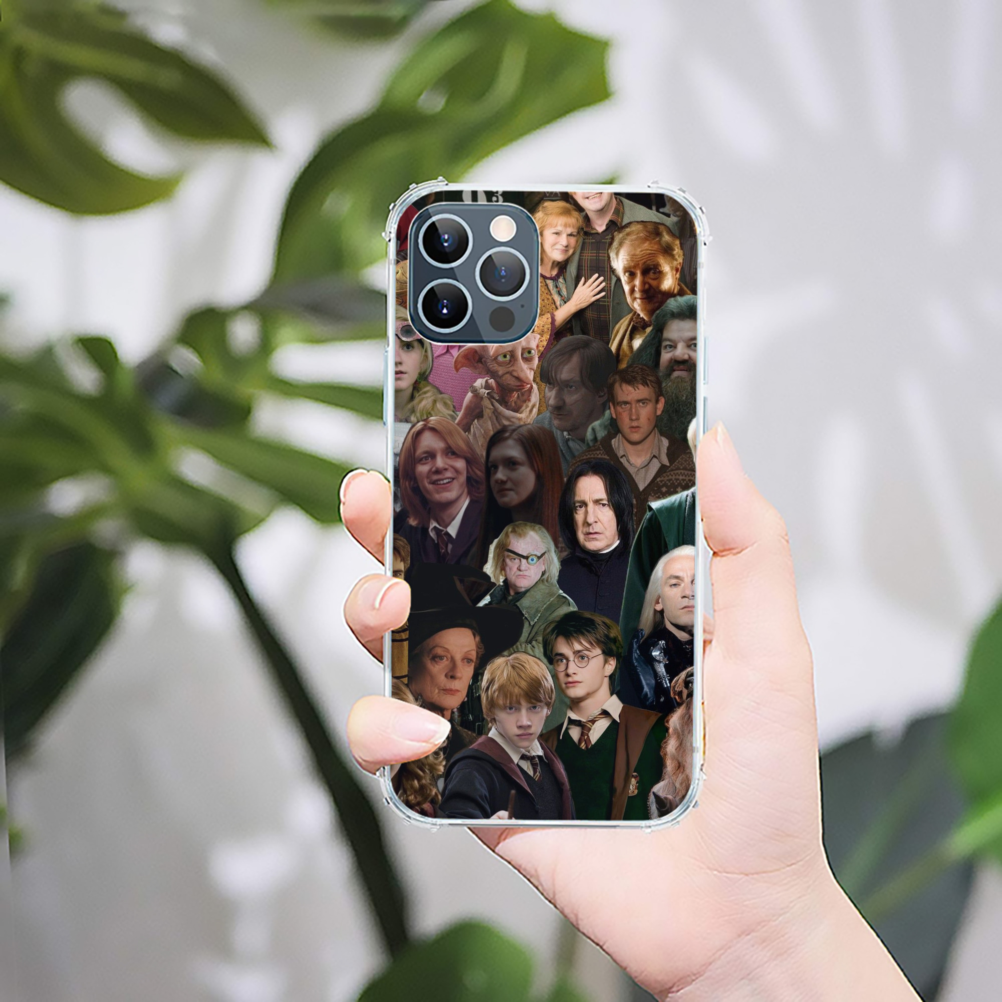 （画像用） Harry Potter ハリー・ポッターシリーズ 【iPhone 12シリーズ対応】透明スマホケース（クリアソフトケース）